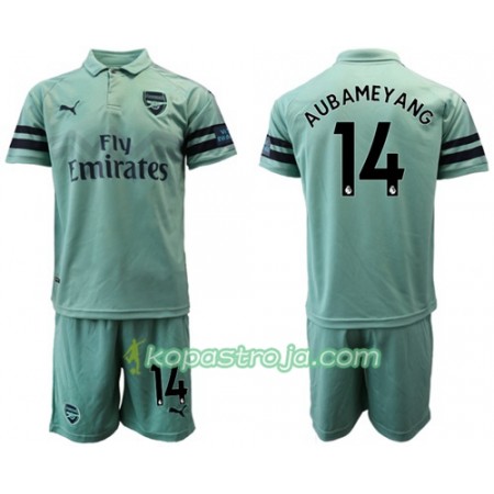 Billiga Fotbollströjor Arsenal Aubameyang 14 Barn Tredje tröja 2018/19 Kortärmad